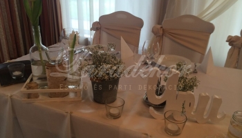 Romantikus dekorációk