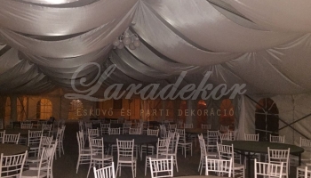 Sátor dekorációk